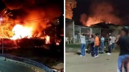 Emergencia en Barrancabermeja tras fuerte explosión en depósito de gas