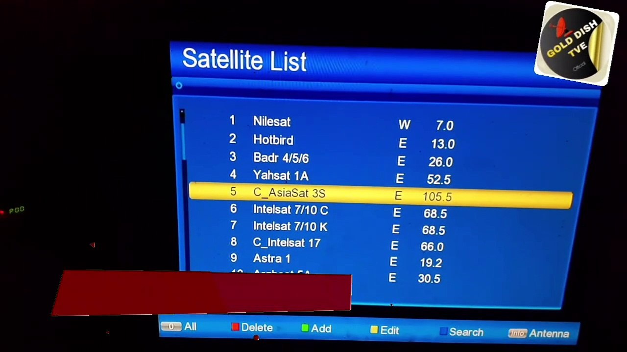 Asiasat7 @105  new update