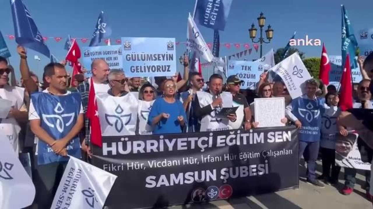 Samsun haberleri... Hürriyetçi Eğitim-Sen Samsun Şubesi: "Meslektaşlarımıza Boş Öğretmen, Çapulcu Öğretmen ve Manipülatör Öğretmen Unvanlarını Verenleri de Unutmayacağız"
