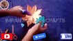 wall decorations flower origami colour full papper crafts easy idia