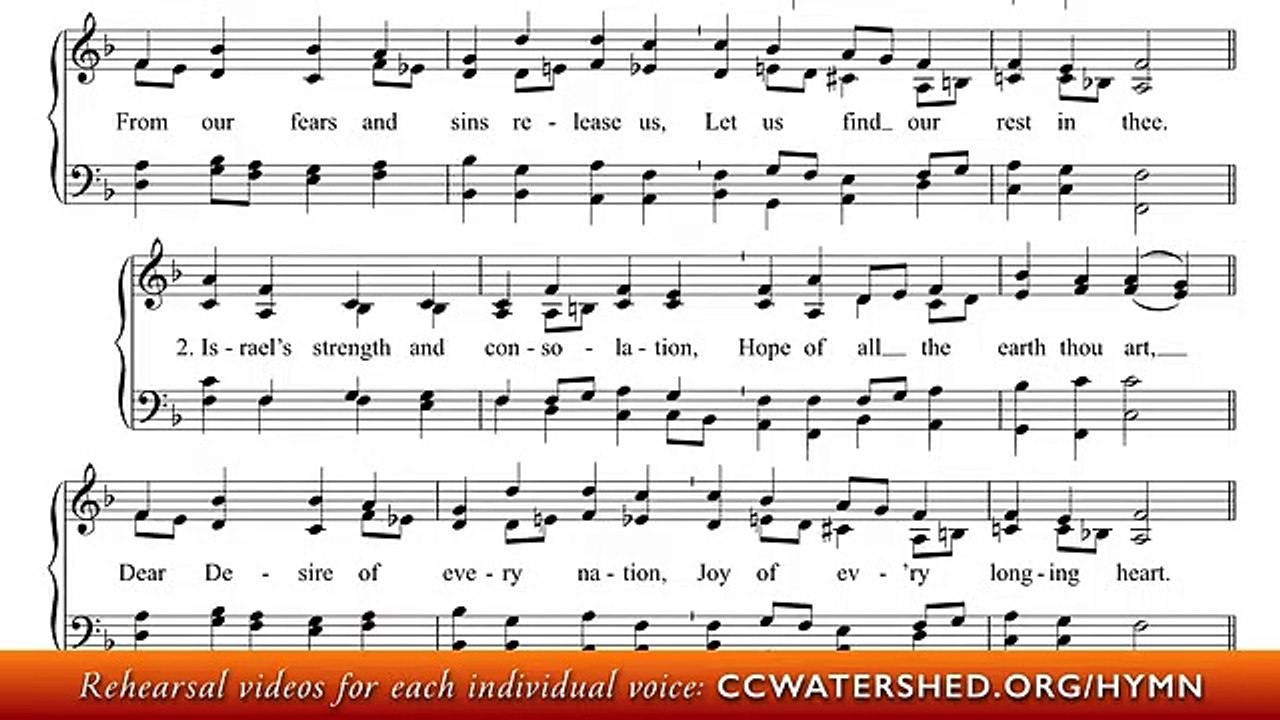 _ Bass Rehearsal Video _ • Hymn 661 • (The Saint Jean de Brébeuf Hymnal