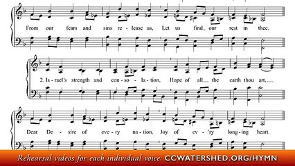_ Bass Rehearsal Video _ • Hymn 661 • (The Saint Jean de Brébeuf Hymnal)
