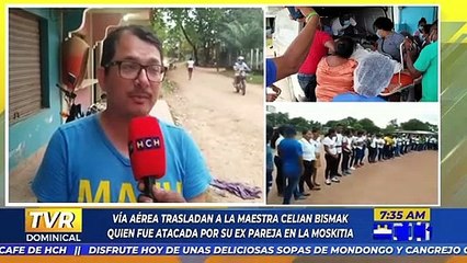 Trasladan a TGU a reconocida docente, luego de quedar malherida por ataque de su expareja en La Mosquitia