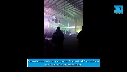 Desalojan dos boliches y un predio improvisado en La Plata por realizar fiestas clandestinas