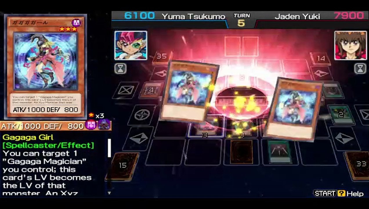 Yu-Gi-Oh! ARC-V Tag Force Special PSP - Yuma (Manga) VS Jaden (Manga) #zexal #arcv (RJ ANDA)