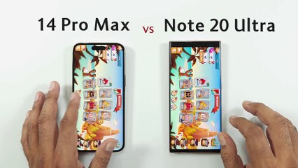 iPhone 14 Pro Max vs Note 20 Ultra - SPEED TEST