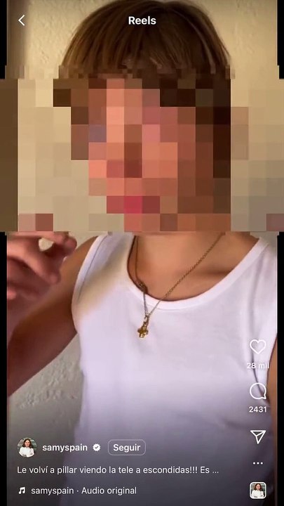 Samantha Vallejo-Nágera le echa la bronca a su hijo