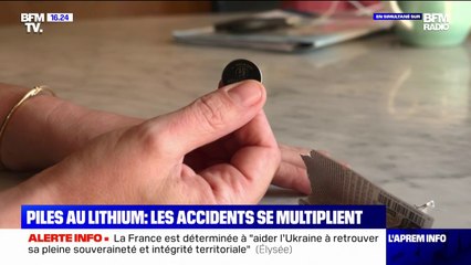 Piles au lithium ingérées par les enfants: les accidents se multiplient