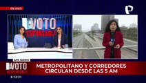 Elecciones 2022: horarios del Metropolitano, Corredores y Metro de Lima este 2 de octubre