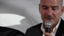 Şehit cenazesine katılan İçişleri Bakanı Süleyman Soylu gözyaşlarına hakim olamadı