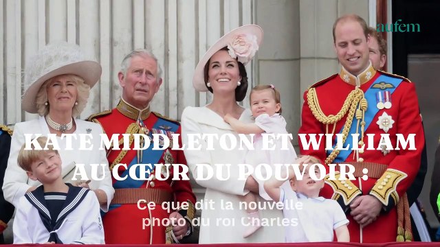 Kate Middleton et William au cœur du pouvoir : ce que dit la nouvelle photo du roi Charles