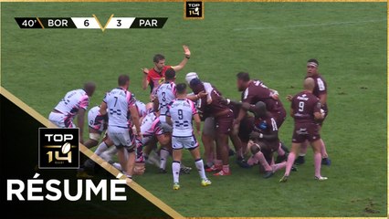 TOP 14 - Résumé Union Bordeaux-Bègles-Stade Français Paris: 15-10 - j05 - Saison 2022/2023