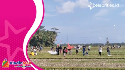 Warga Desa Sinungrejo Antusias Sambut Lomba Layang-layang