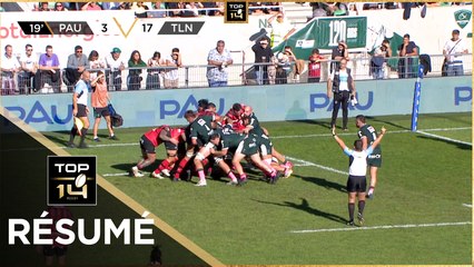 TOP 14 - Résumé Section Paloise-RC Toulon: 17-34 - J5 - 2022-2023