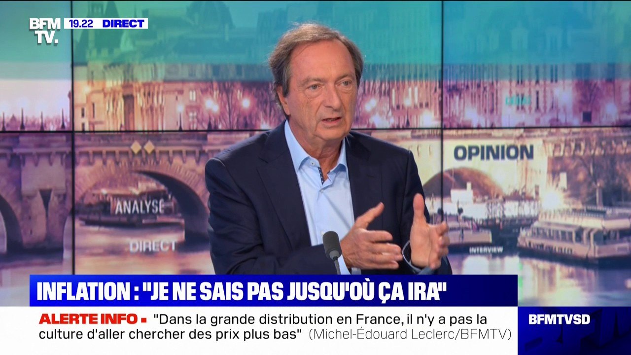 Michel-Édouard Leclerc: "On est tous demandeurs que nos industriels bénéficient d'un prix plafond sur l'électricité, sur  l'énergie"