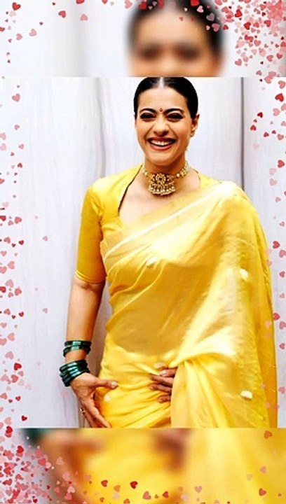 Beautiful Kajole devgan saree  look/खूबसूरत काजोल देवगन साड़ी लुक/نظرة جميلة كاجول ديفجان اللى
