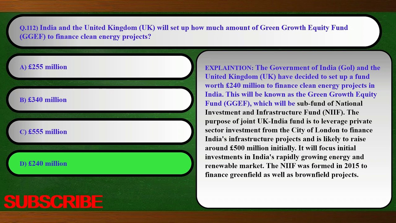 SESSION 12 - GENERAL KNOWLEDGE - CURRENT AFFAIRS - GENERAL STUDIES - QUESTION & ANSWER 111-120