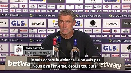 9e j. - Dall'Oglio condamne les violences en tribunes : "Ça ne devrait pas exister"