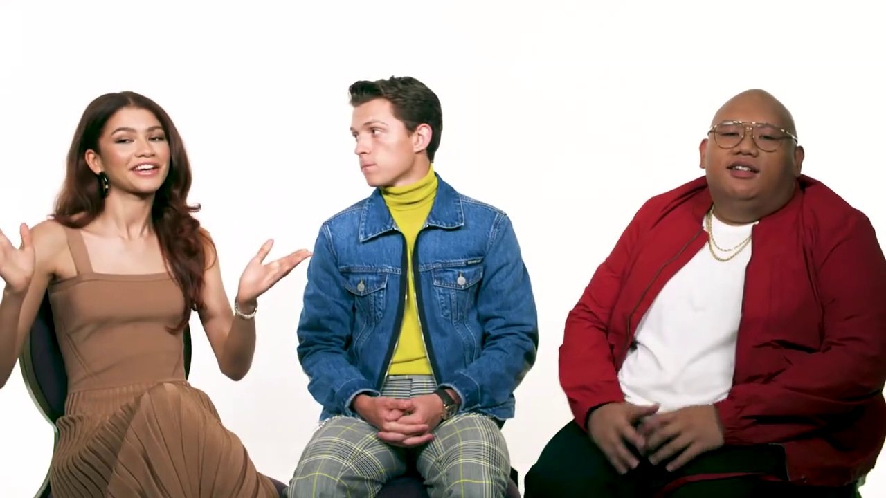 Tom holland zendaya and jacob batalon Q & A  entertainment world