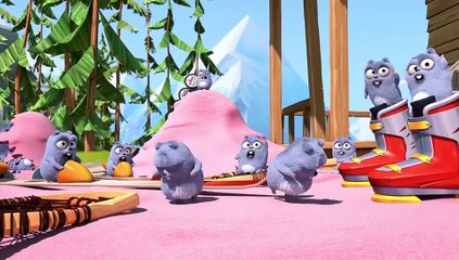 Grizzy y los lemmings - Lemmings de nieve