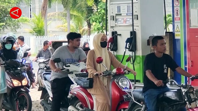 Pasca harga pertamax turun, antrean di SPBU Lhokseumawe masih normal