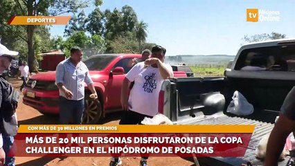 Más de 20 mil personas disfrutaron de la Copa Challenger en el Hipódromo de Posadas