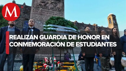 Realizan ceremonia conmemorativa por el 2 de octubre