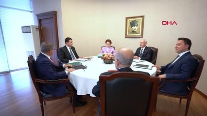 CHP GENEL BAŞKANI KEMAL KILIÇDAROĞLU, LİDERLER BULUŞMASINA EV SAHİPLİĞİ YAPTI