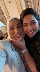 شيرين تستعيد حيويتها بلقاء نداء شرارة