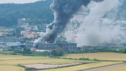오산 반도체 부품 공장 화재...인명피해 없어 / YTN