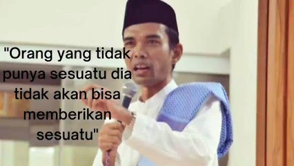 Ustad Abdul somad Terpopuler~ Tips agar tidak gampang terpengaruh lingkungan yang jelek