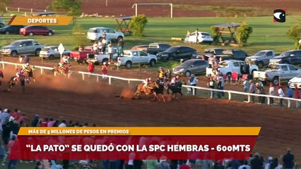 “La pato” se quedó con la SPC Hembras - 600mts