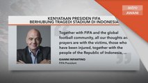 Tragedi Bola Sepak | Presiden FIFA sedih insiden di Stadium Kanjuruhan