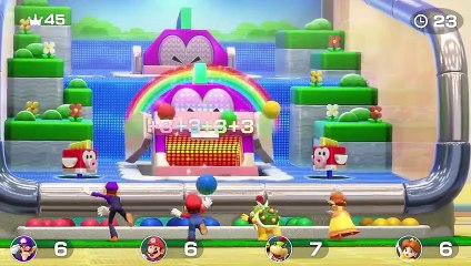 Super Mario Party #2 | King Bob-omb's Powderkeg Mine | Mario vs Bowser Jr vs Daisy vs Waluigi