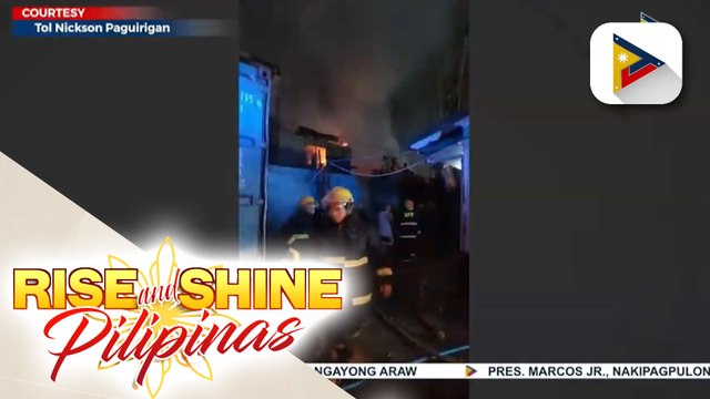 Lalaki na umano'y nagsimula ng sunog sa Brgy. New Lower Bicutan sa Taguig, sumuko na