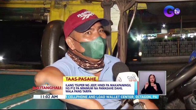 Ilang tsuper ng jeep, hindi pa makapaningil ng P12 pa minimum na pamasahe dahil wala pang taripa