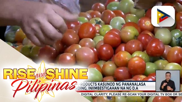 Taas-presyo sa agri products kasunod ng pananalasa ng bagyong Karding, iniimbestigahan na ng DA