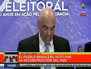 TSE: Elecciones en Brasil se desarrollaron en armonía y paz con total transparencia