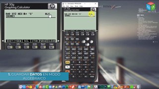 ✅ Como GUARDAR VALORES en las VARIABLES de la CALCULADORA HP 50G _ MODELOS Hewlett-Packard