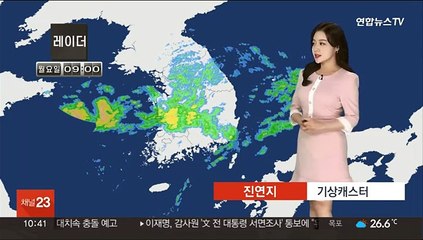 [날씨] 내일까지 중부 중심 비…최대 80㎜↑