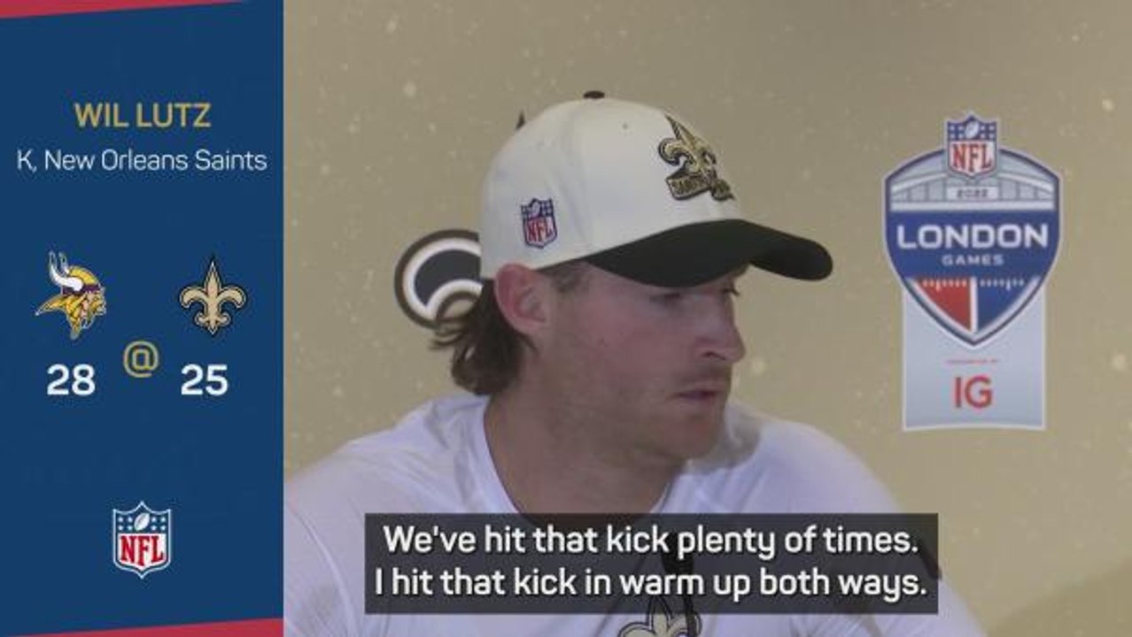 Saints suffer loss as 61-yard Lutz field goal 'double doinks'