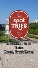 Blue Line Park's Train in Busan, South Korea