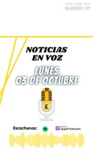 RESUMEN NOTICIAS: Lunes 03 de Octubre