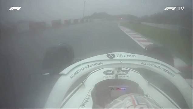 2022 Japan Gp Formel 1 Gasly Onboard Dangerous Moment Pass Truck