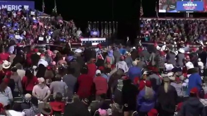 Trump holds rally in Minden, Nevada October 08 2022