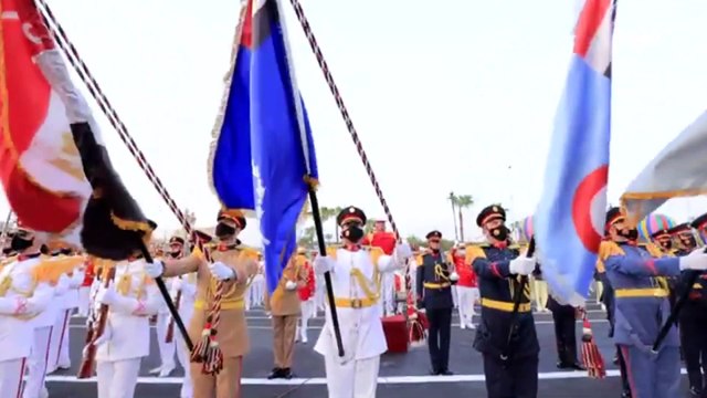 الرئيس السيسي يضع أكاليل الزهور على قبر الجندي المجهول والزعيمين أنور السادات وجمال عبد الناصر