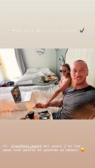 Frédérick Bousquet et sa fille Manon