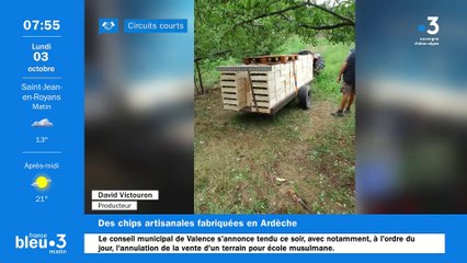 A Saint-Victor, les chips artisanales ardéchoises de la ferme Victouron