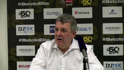 Au micro maritima: Pascal Donnadieu coach de Nanterre 92 après la défaite à Fos
