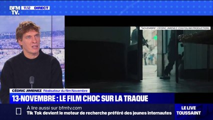 "Le but est de coller à la réalité. C'est un événement beaucoup trop lourd pour prendre des libertés fictionnelles trop importantes": Cédric Jimenez, réalisateur du film "Novembre", était l'invité de BFMTV